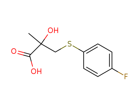 3-[(4-Fluorophenyl)thio]-2-hydroxy-2-methylpropanoic acid