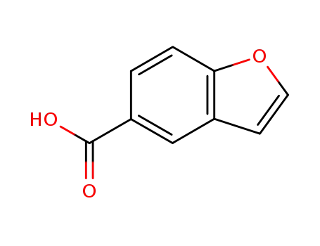 Molecular Structure of 90721-27-0 (1-Benzofuran-5-carboxylic acid)