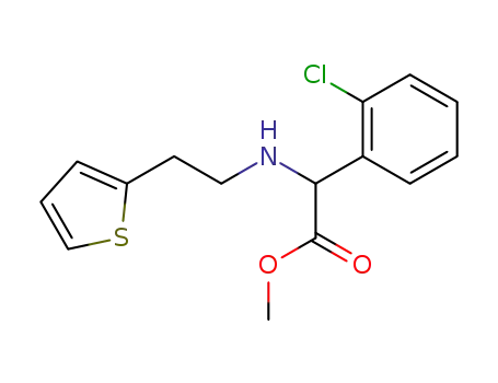 Methyl [2-(2-thienyl)ethylamino](2-chlorophenyl)acetate