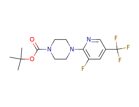 4-(3-Fluoro-5-trifluoromethylpyridin-2-yl)piperazine-1-carboxylic acid tert-butyl ester