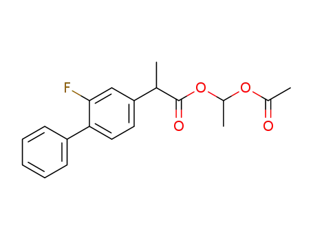 (±)-2-(2-Fluoro-4-biphenylyl)propionic acid 1-(acetoxy)ethyl ester