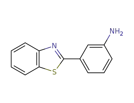Molecular Structure of 41230-21-1 (3-BENZOTHIAZOL-2-YL-PHENYLAMINE)
