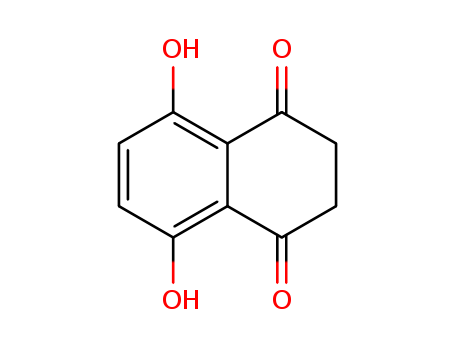 Molecular Structure of 4988-51-6 (1,4-Naphthalenedione, 2,3-dihydro-5,8-dihydroxy-)