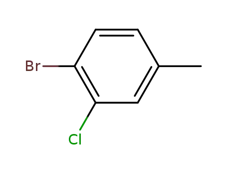 Molecular Structure of 6627-51-6 (4-BROMO-3-CHLOROTOLUENE)