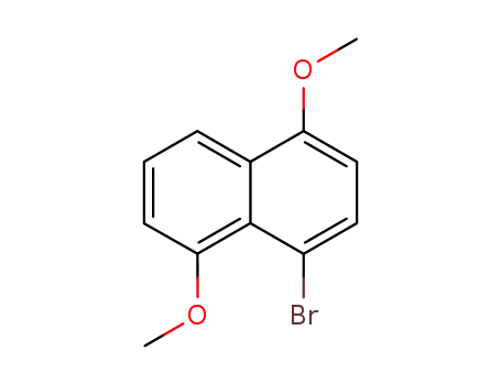 Molecular Structure of 125366-89-4 (Naphthalene, 4-bromo-1,5-dimethoxy-)