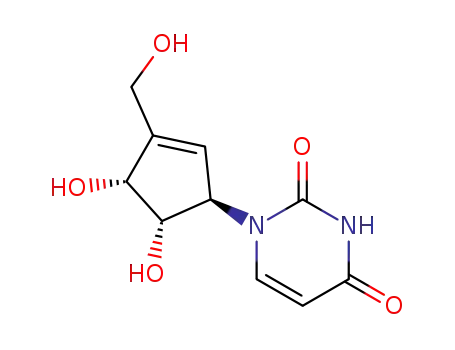 Molecular Structure of 90597-20-9 (cyclopentenyluracil)