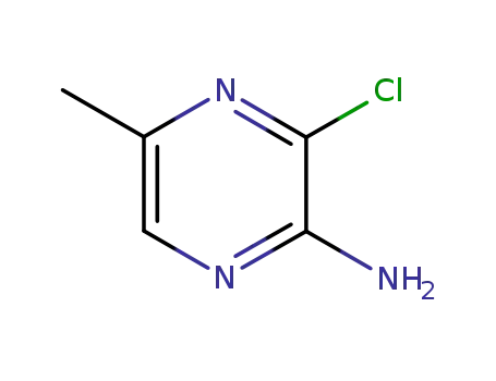 2-Pyrazinamine,3-chloro-5-methyl-