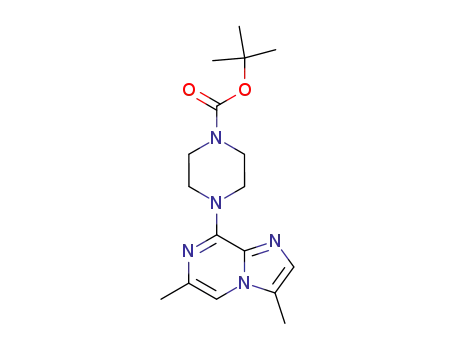 1-Piperazinecarboxylic acid,
4-(3,6-dimethylimidazo[1,2-a]pyrazin-8-yl)-, 1,1-dimethylethyl ester