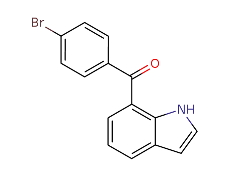 Molecular Structure of 91714-50-0 (7-(4-Bromobenzoyl)indole)