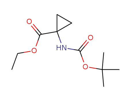 Cyclopropanecarboxylic acid, 1-[[(1,1-dimethylethoxy)carbonyl]amino]-, ethyl ester