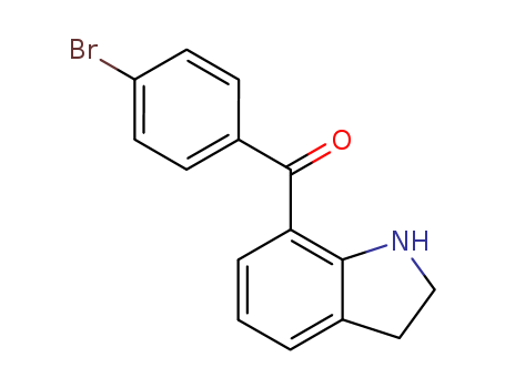 4-Bromobenzyl(2,3-dihydro-1H-indole-7-yl)methanone(91714-41-9)