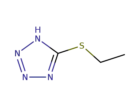 Molecular Structure of 89797-68-2 (5-(Ethylthio)-1H-tetrazole)