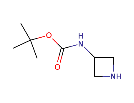 Molecular Structure of 91188-13-5 (3-N-Boc-amino-azetidine)