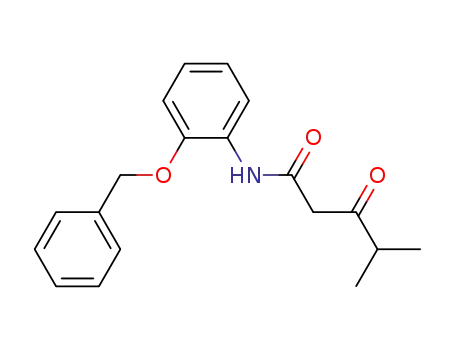 N-2-BENZYLOXYPHENYL ISOBUTYRYLACETAMIDE