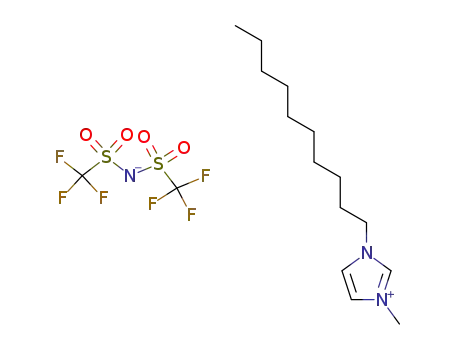 Molecular Structure of 433337-23-6 (1-DECYL-3-METHYLIMIDAZOLIUM BIS(TRIFLUOROMETHYLSULFONYL)IMIDE)