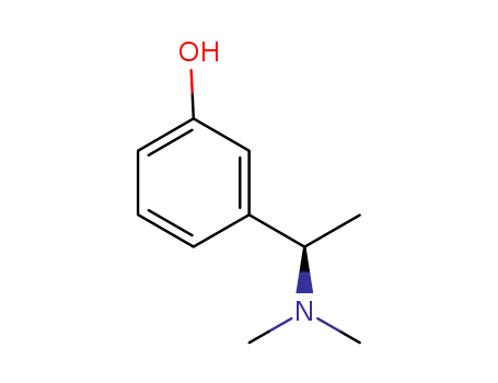 Molecular Structure of 851086-95-8 (3-[(1R)-1-(Dimethylamino)ethyl]phenol)