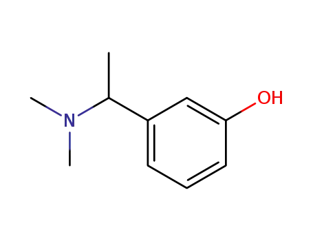 Molecular Structure of 105601-04-5 (3-(1-(Dimethylamino)ethyl]phenol)