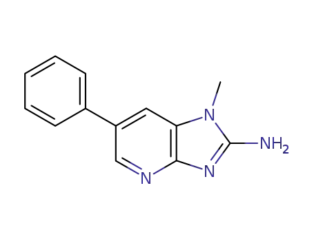 Molecular Structure of 105650-23-5 (2-AMINO-1-METHYL-6-PHENYLIMIDAZO[4,5-B]PYRIDINE)