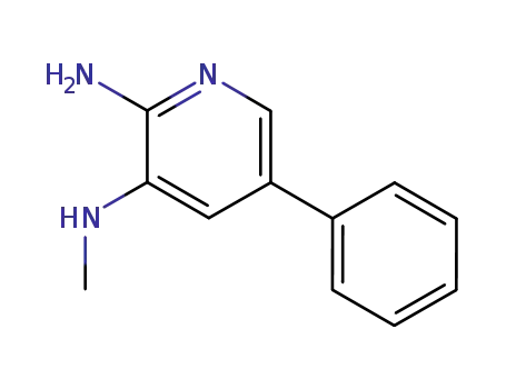 Molecular Structure of 107351-81-5 (2-AMINO-3-METHYLAMINO-5-PHENYLPYRIDINE)