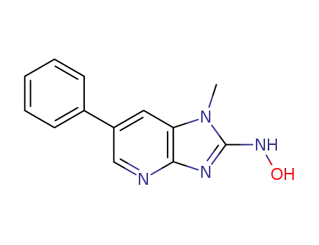 Molecular Structure of 124489-20-9 (2-hydroxyamino-1-methyl-6-phenylimidazo(4,5-b)pyridine)