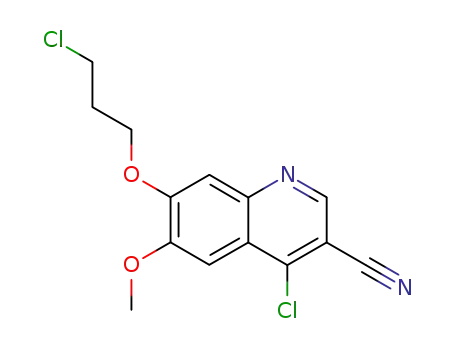 4-chloro-7-(3-chloropropoxy)-6-methoxyquinoline-3-carbonitrile