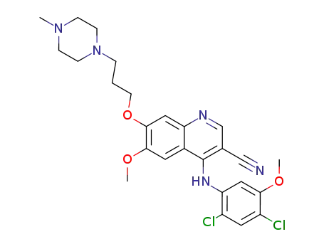 Molecular Structure of 380843-75-4 (Bosutinib)