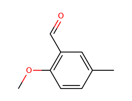 Molecular Structure of 7083-19-4 (2-METHOXY-5-METHYLBENZALDEHYDE)