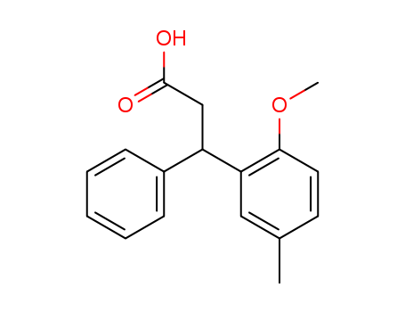 3-(2-Methoxy-5-methylphenyl)-3-phenylpropanoic acid(109089-77-2)