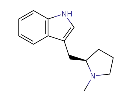 1H-Indole, 3-[(1-methyl-2-pyrrolidinyl)methyl]-, (R)-