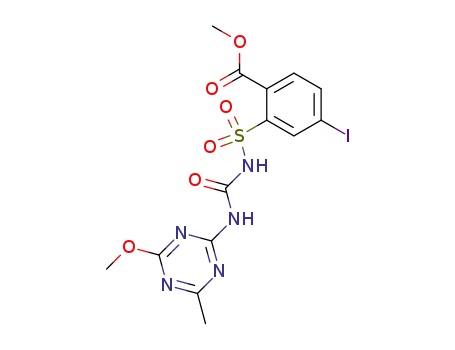 methyl 4-iodo-2-{[(4-methoxy-6-methyl-1,3,5-triazin-2-yl)carbamoyl]sulfamoyl}benzoate