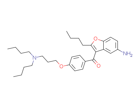 (5-Amino-2-butyl-3-benzofuranyl)[4-[3-(dibutylamino)propoxy]phenyl]methanone