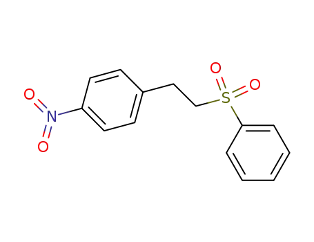 Molecular Structure of 340041-90-9 (Benzene,1-nitro-4-[2-(phenylsulfonyl)ethyl]-)