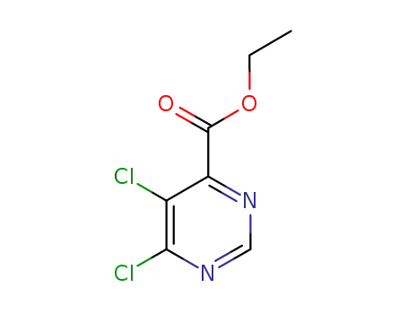 에틸 5,6- 디클로로 피리 미딘 -4- 카르 복실 레이트