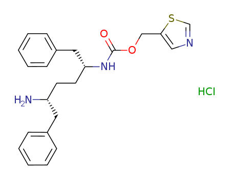 FAVORITES COMPARE N-[(1R,4R)-4-AMINO-5-PHENYL-1-(PHENYLMETHYL)PENTYL]CARBAMIC ACID 5-THIAZOLYLMETHYL ESTER HYDROCHLORIDE 1247119-33-0