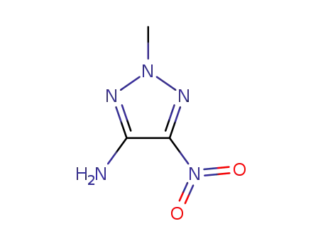 Molecular Structure of 384809-41-0 (2H-1,2,3-Triazol-4-amine,2-methyl-5-nitro-(9CI))