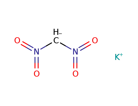 Molecular Structure of 32617-22-4 (POTASSIUM DINITROMETHANIDE			)