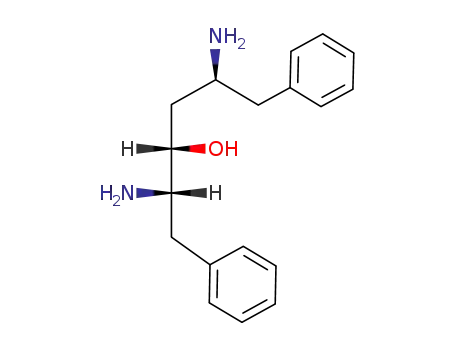 Molecular Structure of 144163-44-0 ((2S,3S,5S)-2,5-diamino-1,6-diphenylhexan-3-ol)