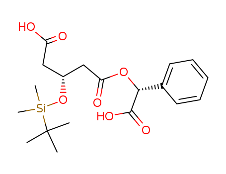 (3R)-3-[[(1,1-Dimethylethyl)dimethylsilyl]oxy]pentanedioic acid 1-[(R)-carboxyphenylmethyl] ester