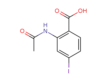 Benzoic acid, 2-(acetylamino)-4-iodo-