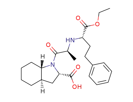 Trandolapril/(2S,3aR,7aS)-1-[(2S)-2-[[(1S)-1-Ethoxycarbonyl-3-phenyl-propyl]amino]propanoyl]-2,3,3a,4,5,6,7,7a-octahydroindole-2-carboxylicacid