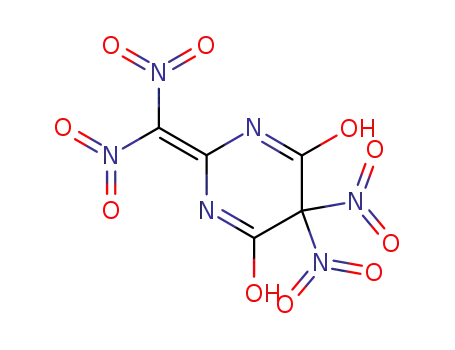 Molecular Structure of 374552-65-5 (4,6(1H,5H)-Pyrimidinedione, 2-(dinitromethylene)dihydro-5,5-dinitro-)