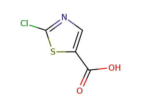 Molecular Structure of 101012-12-8 (2-CHLORO-1,3-THIAZOLE-5-CARBOXYLIC ACID)