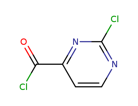 4-Pyrimidinecarbonyl chloride, 2-chloro- (9CI)