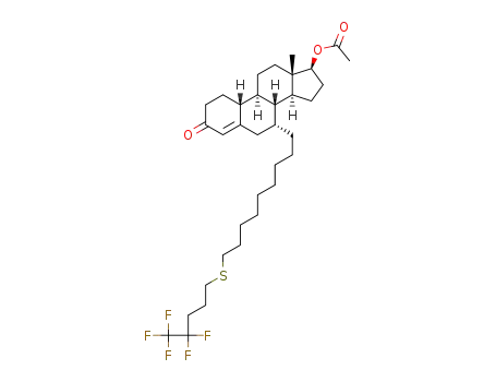 (7alpha,17beta)-17-(Acetyloxy)-7-[9-[(4,4,5,5,5-pentafluoropentyl)thio]nonyl]estr-4-en-3-one