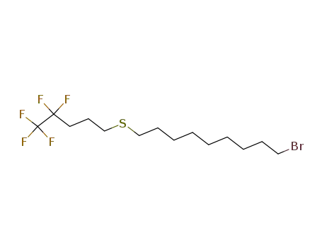 Bis(3-(perfluoroethyl)-1-(9-bromononyl)propyl) thioether