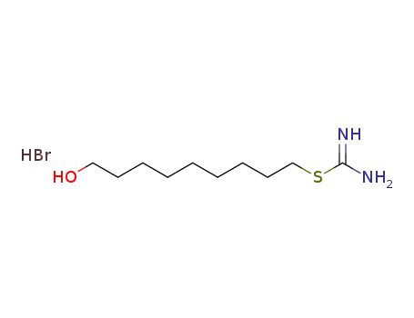 Molecular Structure of 511545-93-0 (CarbaMiMidothioic Acid 9-Hydroxynonyl Ester MonobroMide)
