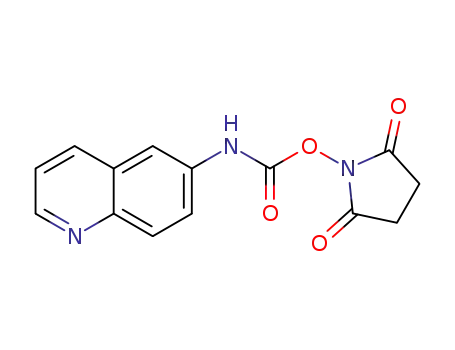 Molecular Structure of 148757-94-2 (6-Aminoquinolyl-N-hydroxysuccinimidylcarbamate)