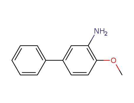 Molecular Structure of 39811-17-1 (5-PHENYL-O-ANISIDINE)