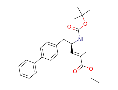 (R,E)-ethyl 5-([1,1'-biphenyl]-4-yl)-4-((tert-butoxycarbonyl)aMino)-2-Methylpent-2-enoate