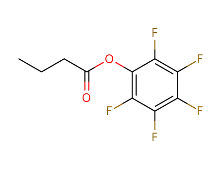 Molecular Structure of 172992-43-7 (Butanoic acid, pentafluorophenyl ester)